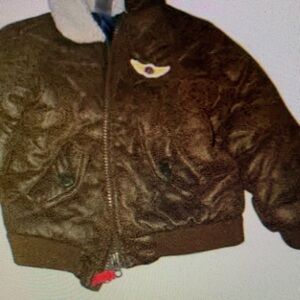 Cozy Brown Kids Puffer Jacket